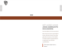 Tablet Screenshot of peterschoutenautos.nl